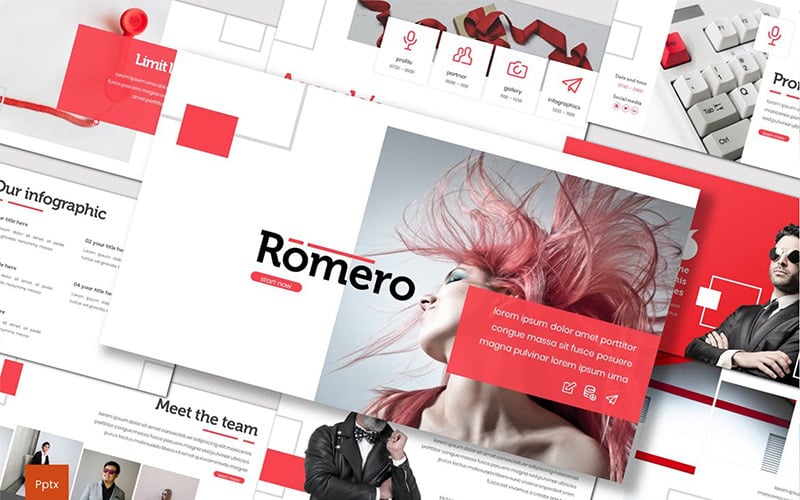 romero powerpoint template original