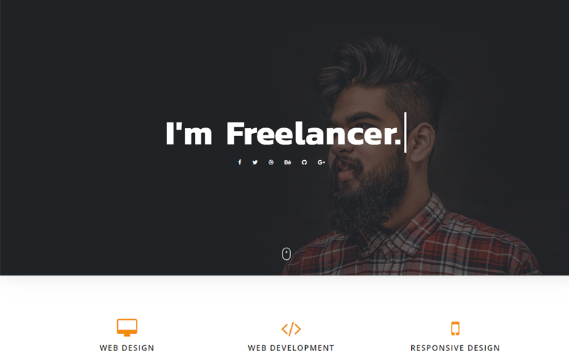 romio personal landing page template original