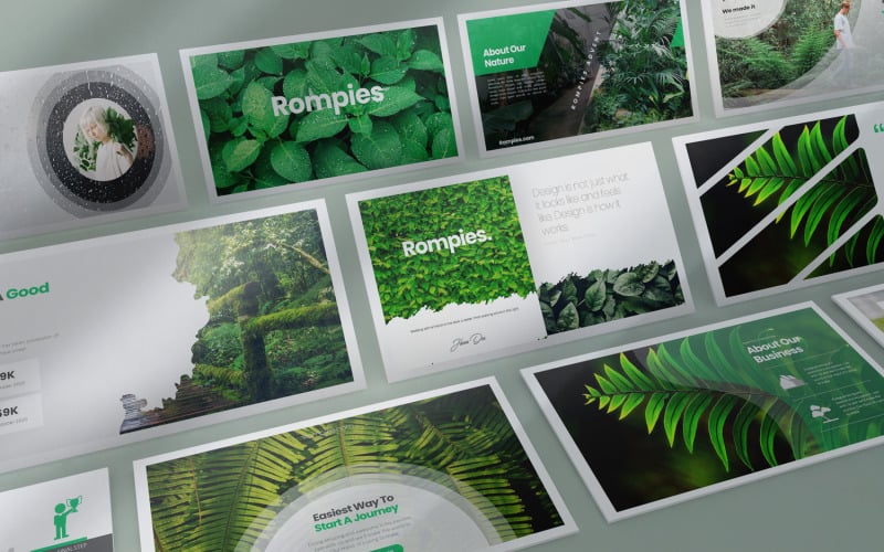 rompies presentation powerpoint template original