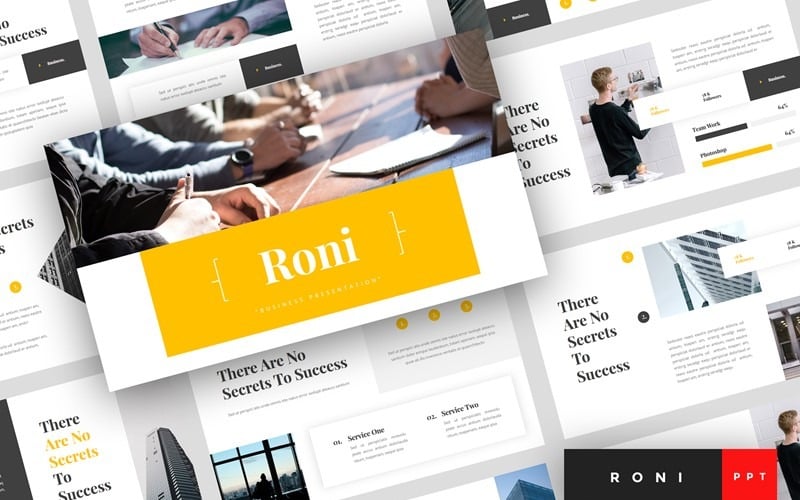 roni business powerpoint template original