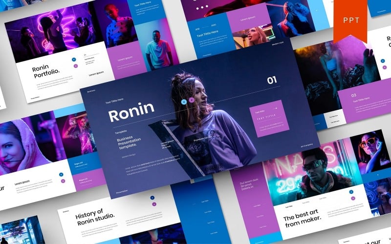 ronin business powerpoint template original