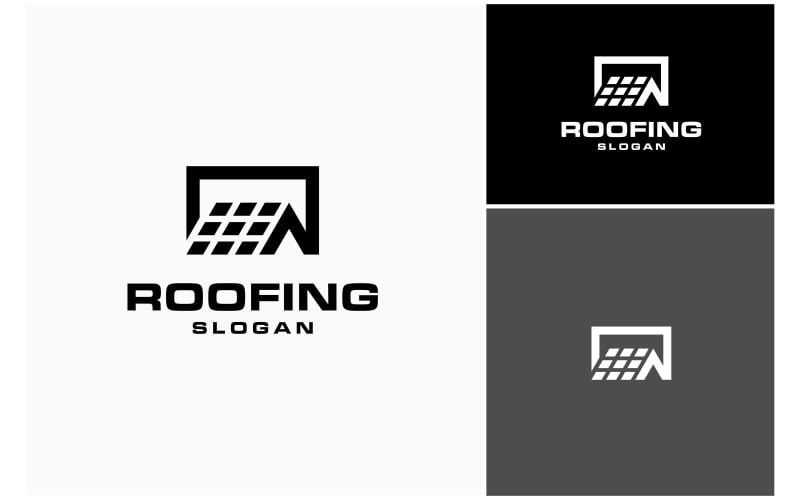 roof tile home house logo original