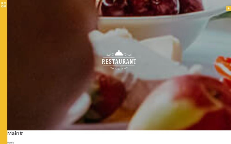 room gorgeous restaurant joomla template original
