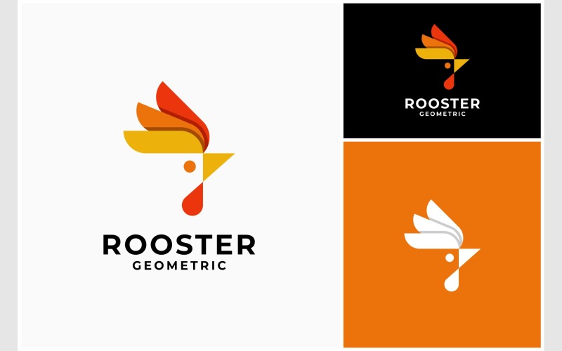 rooster chicken abstract logo original