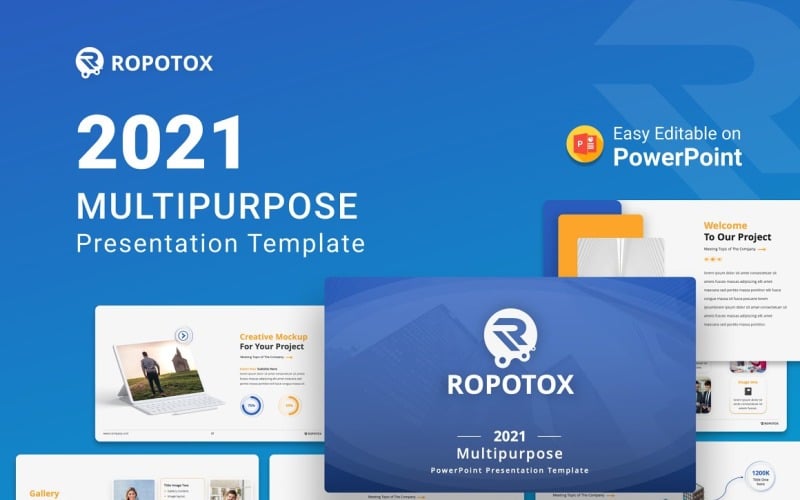 ropotox multipurpose presentation powerpoint template original