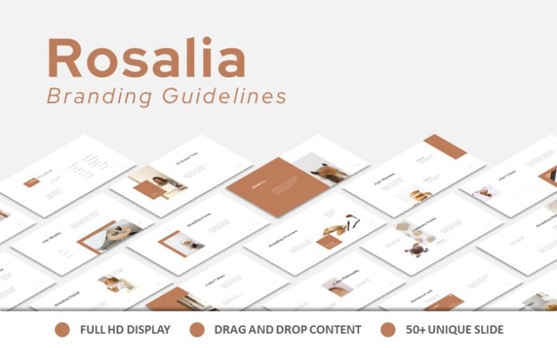 rosalia branding guidelines powerpoint original