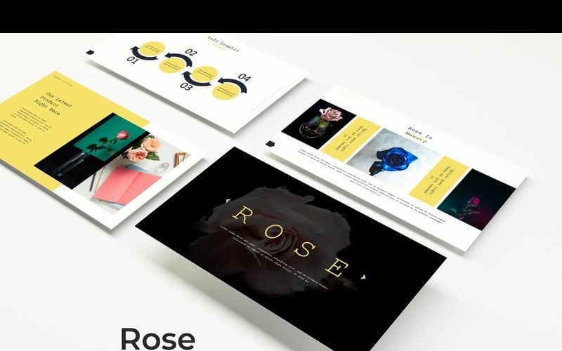 rose powerpoint template original