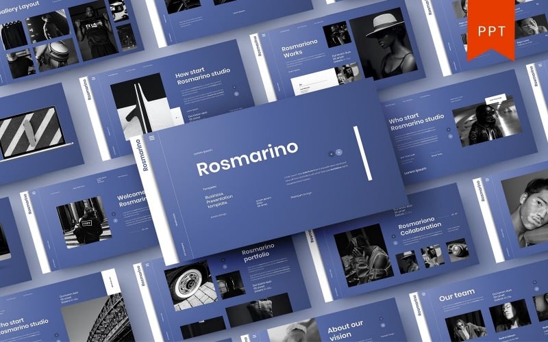 rosmarino business powerpoint template original