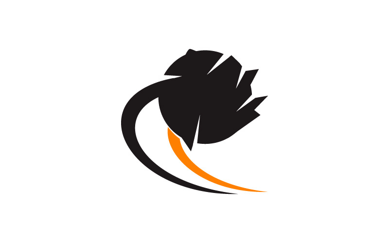 rough ball shoot logo template design original
