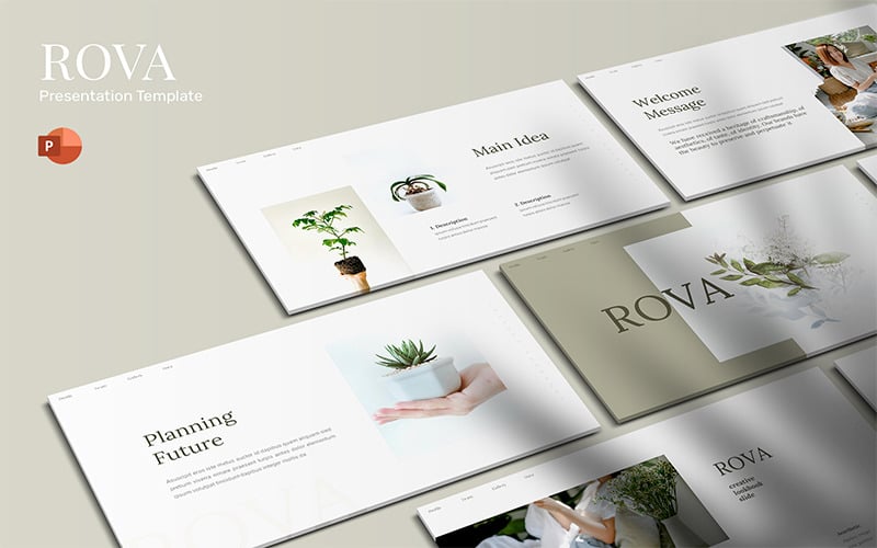 rova business powerpoint template original