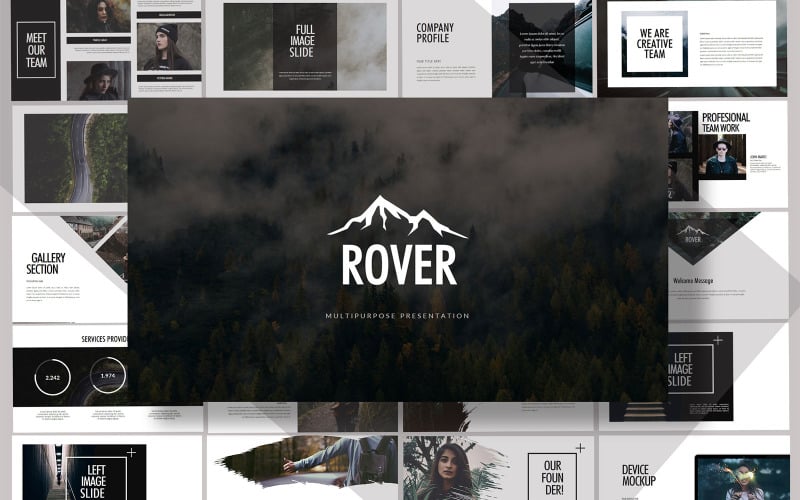 rover adventure forest powerpoint template original