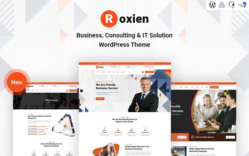 roxien business consulting and it solution wordpress theme original