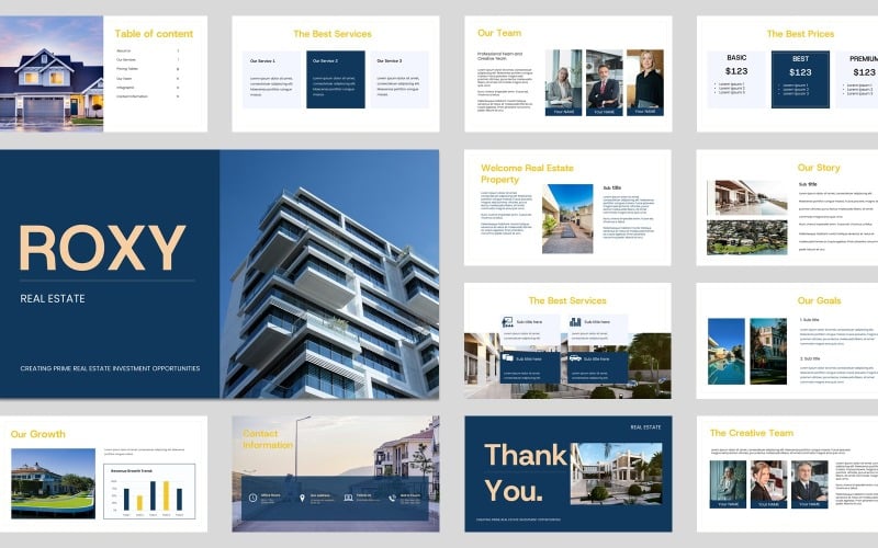 roxy real estate powerpoint presentation original