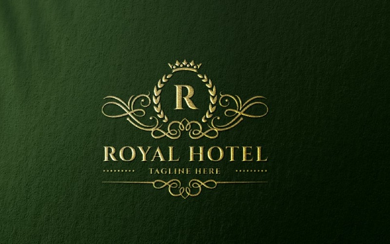 royal hotel letter r logo original