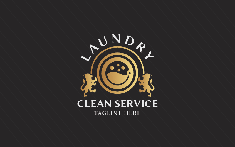 royal laundry logo templates original