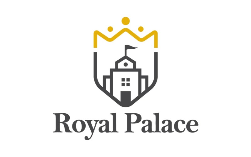 royal palace logo template original