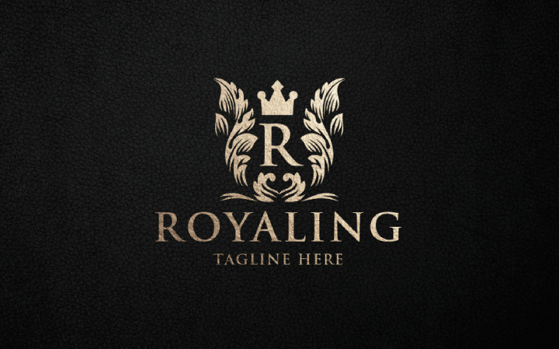 royaling letter r pro logo template original