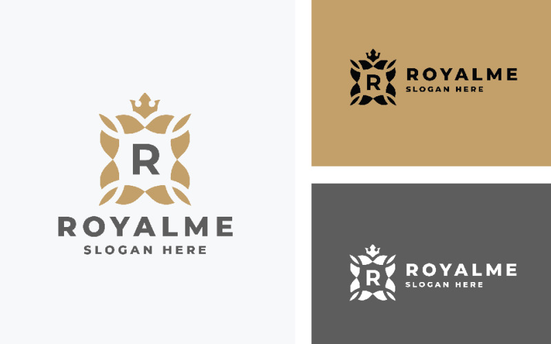 royalme letter r company logo original