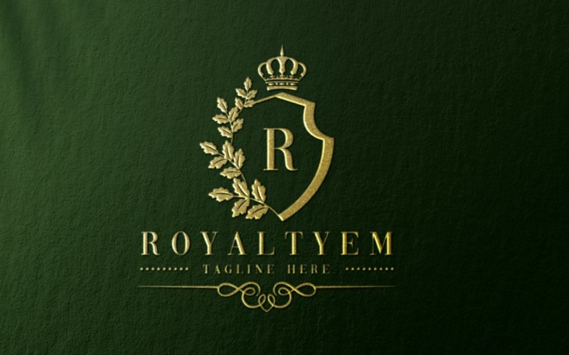 royaltyem letter r logo temp original