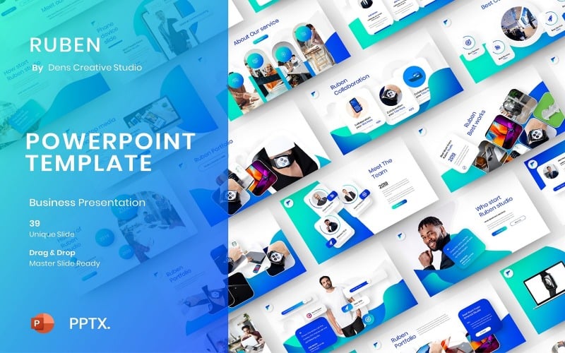 ruben business powerpoint template original