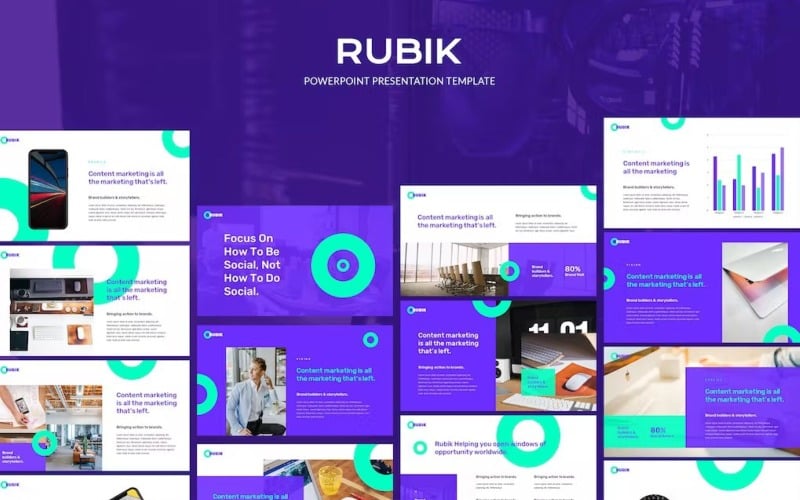 rubik powerpoint template original