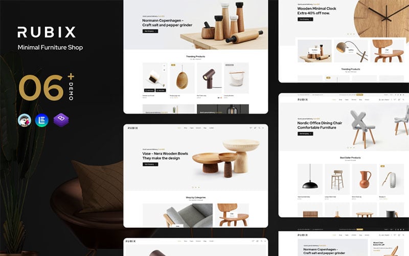 rubix elementor decor prestashop theme original