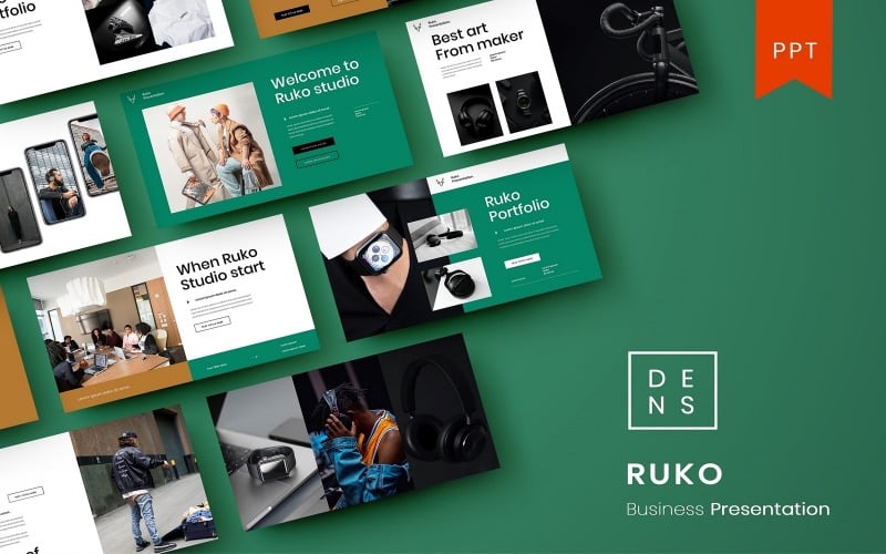 ruko business powerpoint template original