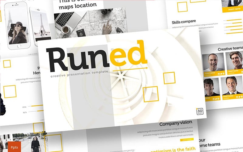 runed powerpoint template original