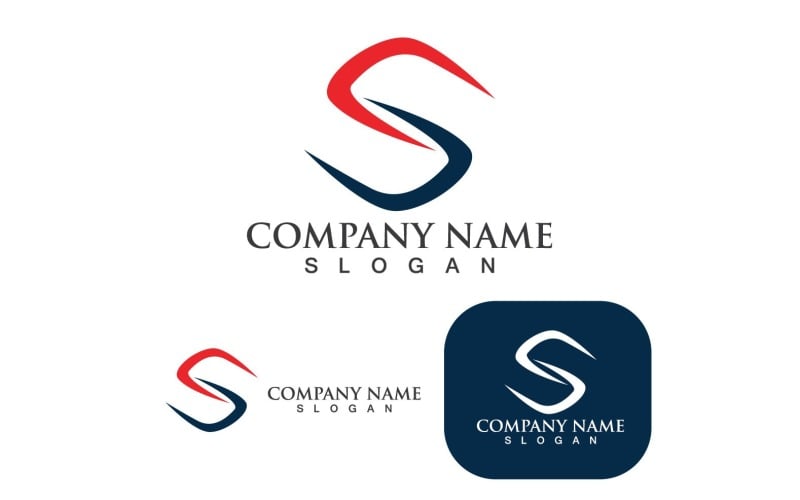 s logo letter business corporate v original