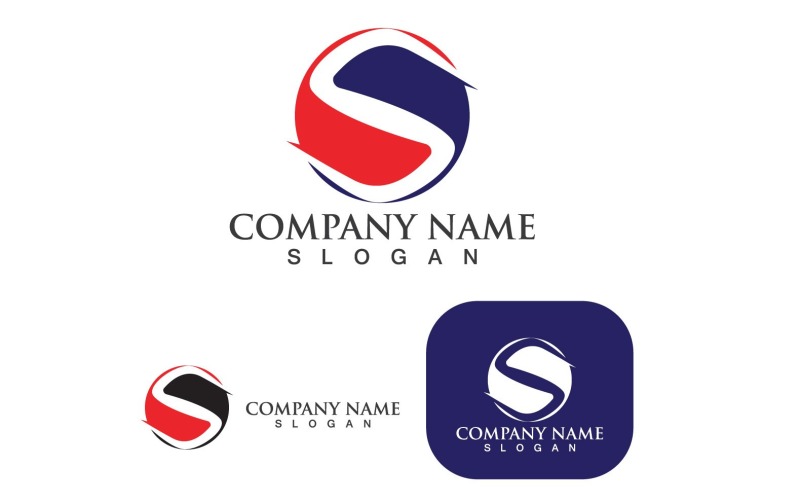 s logo letter business corporate v original