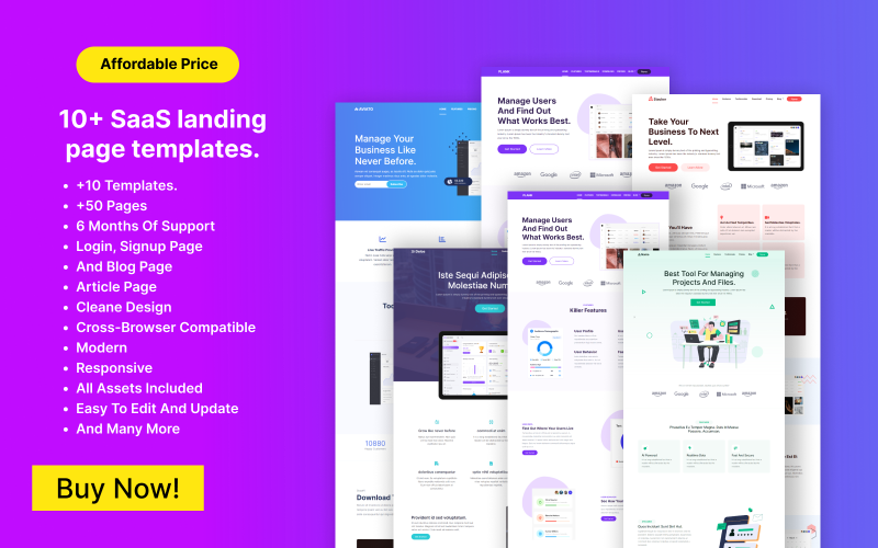 saas logs saas landing page templates original