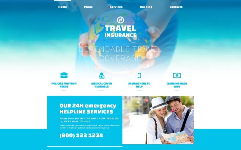 safe travel joomla template original