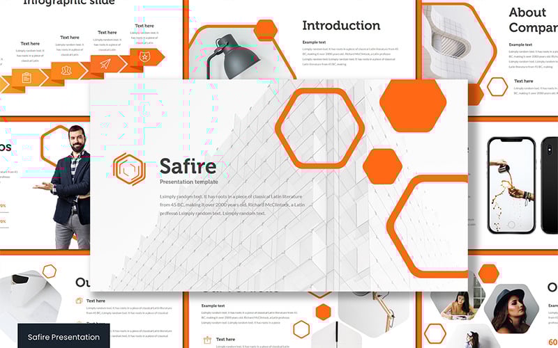 safire powerpoint template original