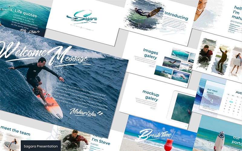 sagara powerpoint template original