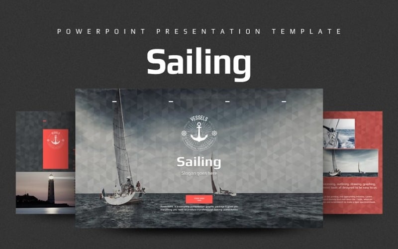 sailing powerpoint template original