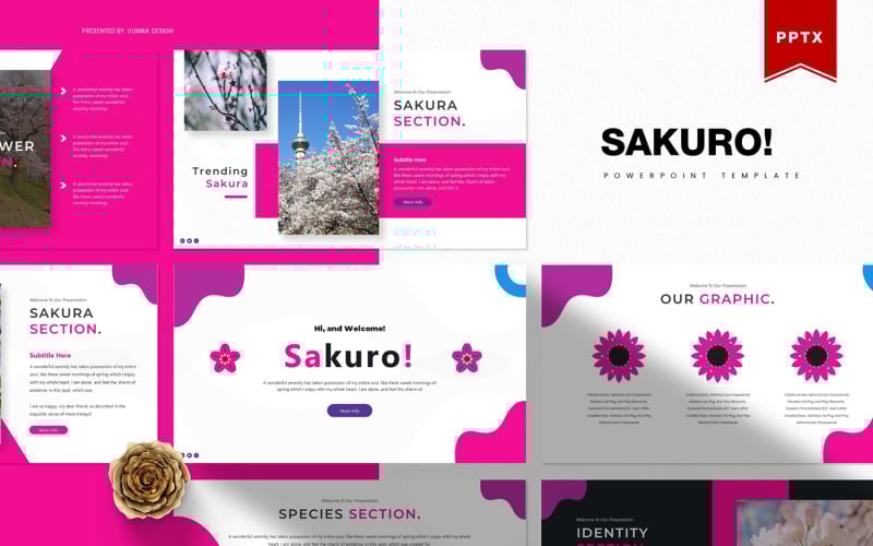 sakuro powerpoint template original