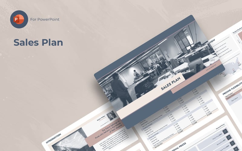 sales plan powerpoint presentation template original