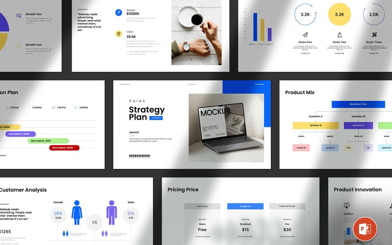 sales strategy plan presentation template original