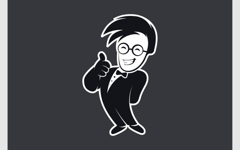 salesman businessman mascot original