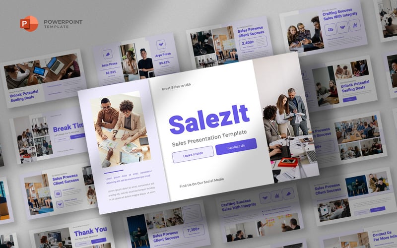 salezit sales marketing powerpoint template original