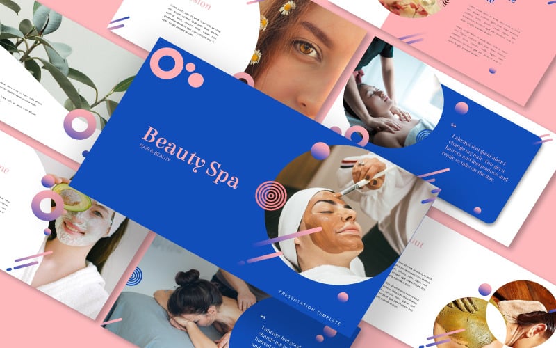salon beauty amp spa powerpoint template original