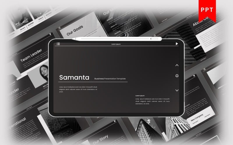 samanta business powerpoint template original