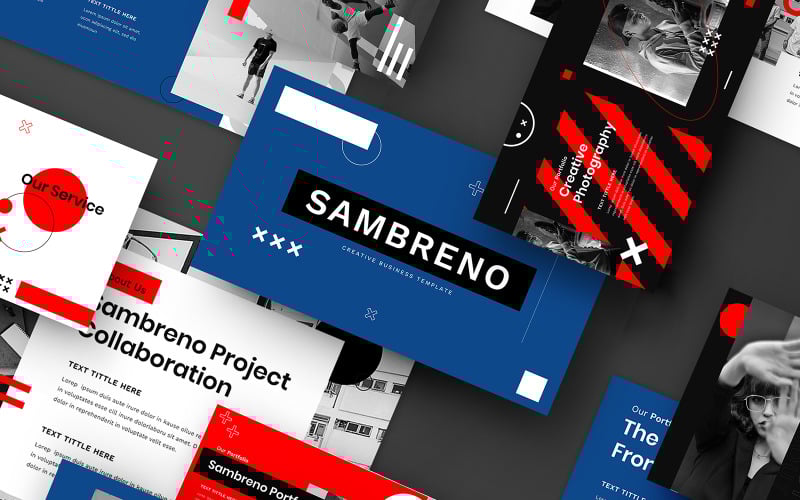 sambreno creative business powerpoint template original