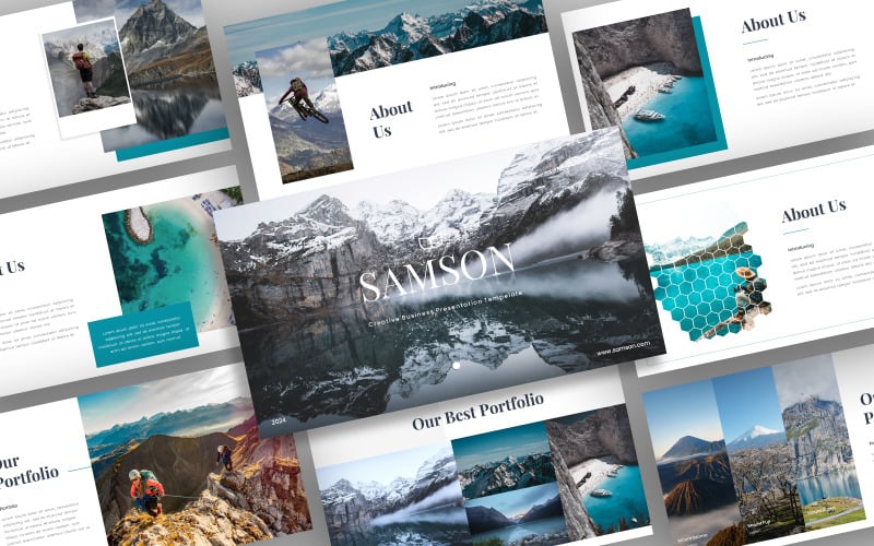 samson creative business powerpoint template original