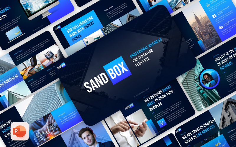 sandbox business powerpoint template original