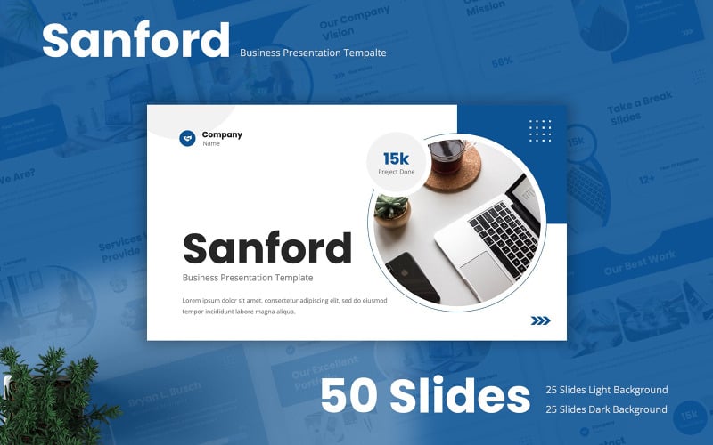 sanford business powerpoint template original