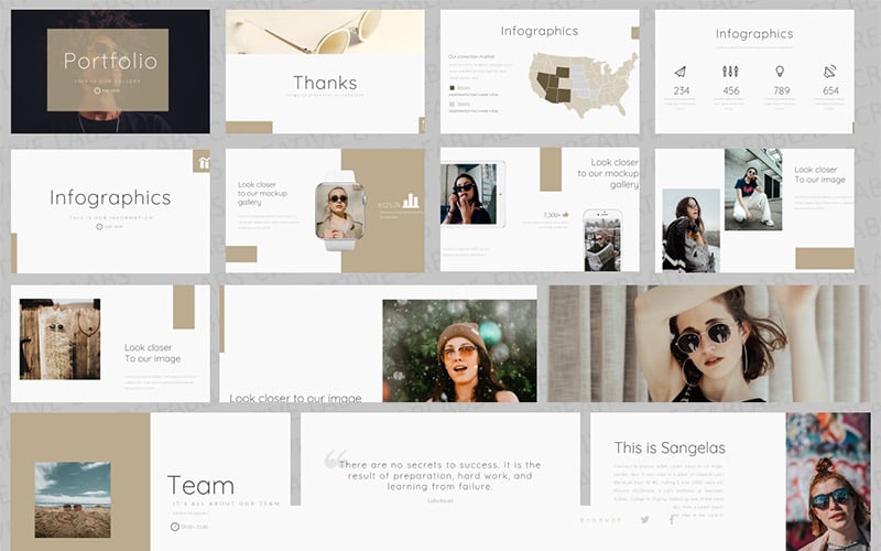 sangelas powerpoint template original