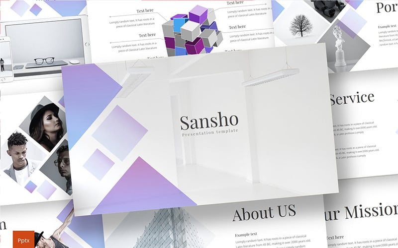 sansho powerpoint template original