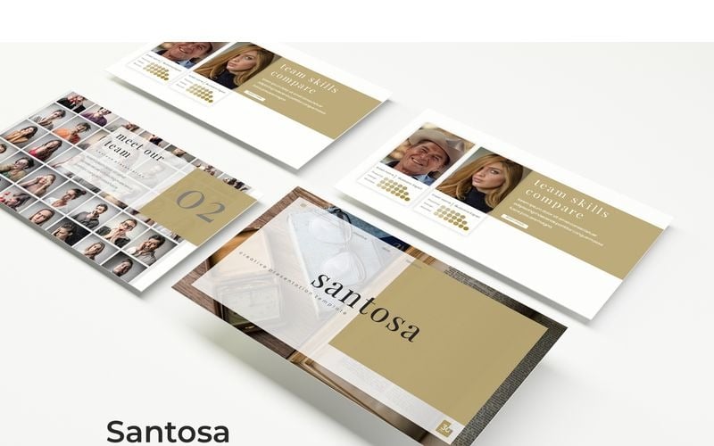 santosa powerpoint template original