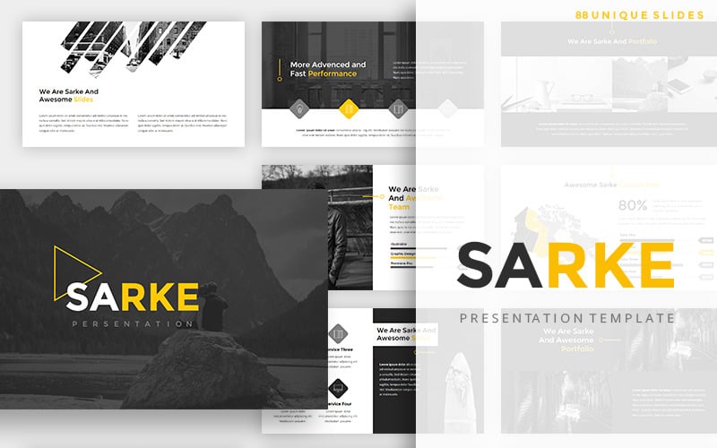 sarke creative powerpoint template original